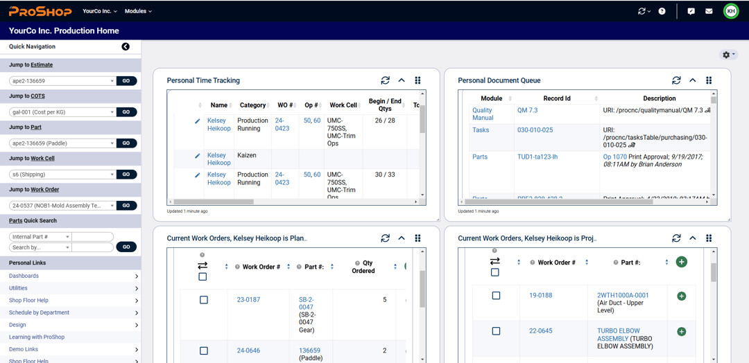 QMS Screenshot